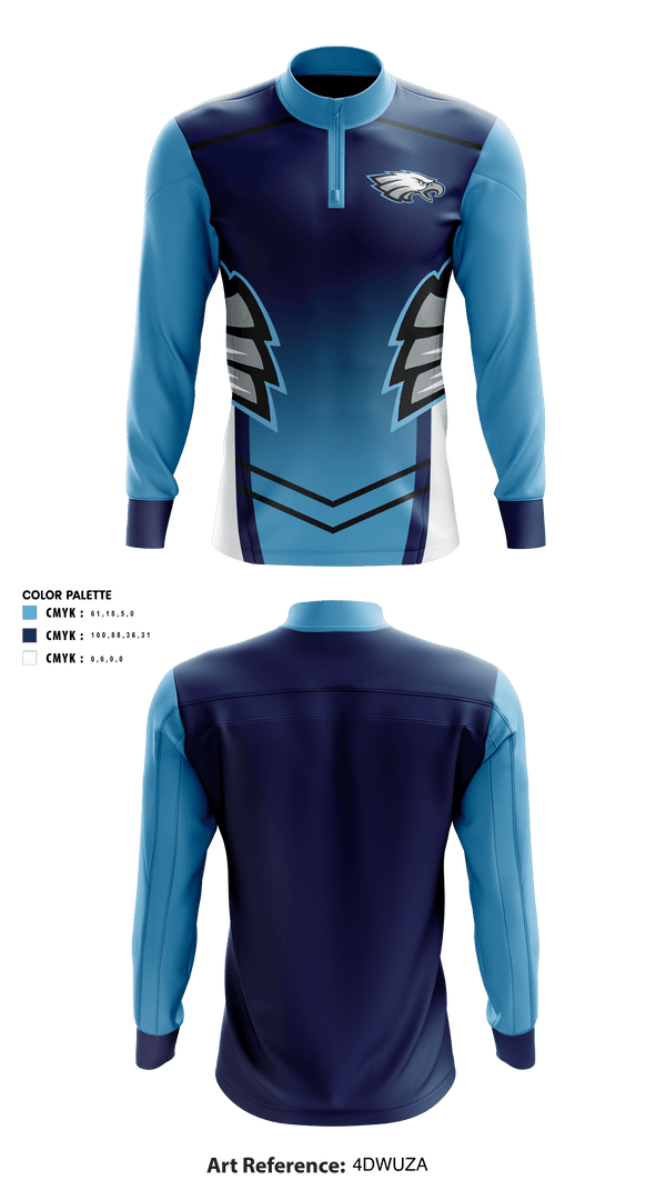 Quarter Zip Jacket, Rocky Point High School Volleyball, Men's Volleyball, Teamtime, Team time, sublimation, custom sports apparel, team uniforms, spirit wear, spiritwear, sports uniforms, custom shirts, team store, custom team store, fundraiser sports, apparel fundraiser
