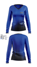 East Montgomery County Sports Association 83538044 Women's Long Sleeve V-neck Shirt - 1