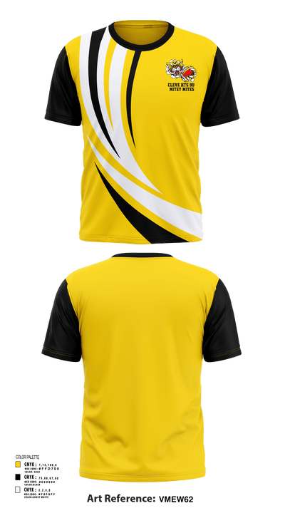 Cleve hts 9U Mitey Mites 42689641 Short Sleeve Performance Shirt - 1