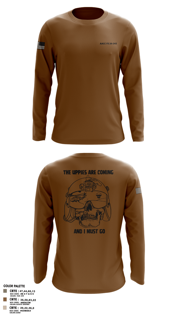 Long Sleeve Performance Shirt, 42D FRSDAACC, Army, Teamtime, Team time, sublimation, custom sports apparel, team uniforms, spirit wear, spiritwear, sports uniforms, custom shirts, team store, custom team store, fundraiser sports, apparel fundraiser