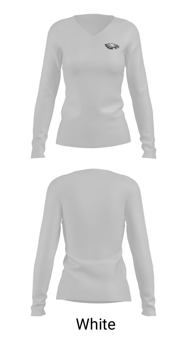Women's Long Sleeve Vneck Shirt, Rocky Point High School Volleyball, Men's Volleyball, Teamtime, Team time, sublimation, custom sports apparel, team uniforms, spirit wear, spiritwear, sports uniforms, custom shirts, team store, custom team store, fundraiser sports, apparel fundraiser