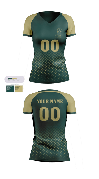 Women's Short Sleeve Vneck Shirt, Saint Edward High School Volleyball, Women's Volleyball, Teamtime, Team time, sublimation, custom sports apparel, team uniforms, spirit wear, spiritwear, sports uniforms, custom shirts, team store, custom team store, fundraiser sports, apparel fundraiser