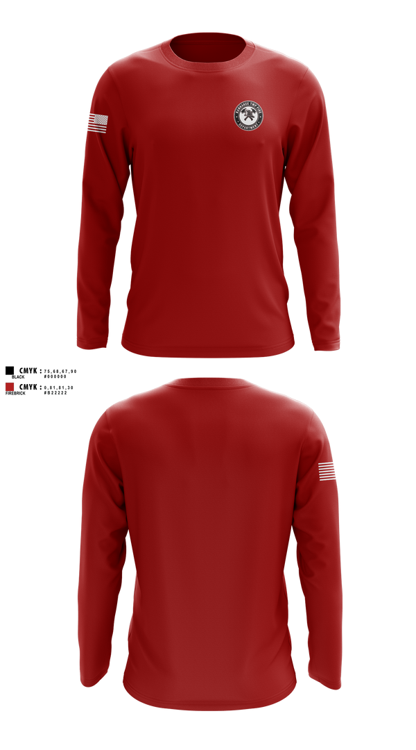 Long Sleeve Performance Shirt, Kankakee Twp Fire, , Teamtime, Team time, sublimation, custom sports apparel, team uniforms, spirit wear, spiritwear, sports uniforms, custom shirts, team store, custom team store, fundraiser sports, apparel fundraiser