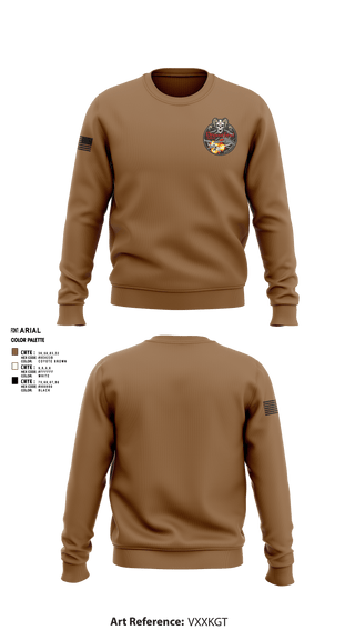 Crew Neck Sweatshirt, 332nd EMXS, Air Force, Teamtime, Team time, sublimation, custom sports apparel, team uniforms, spirit wear, spiritwear, sports uniforms, custom shirts, team store, custom team store, fundraiser sports, apparel fundraiser