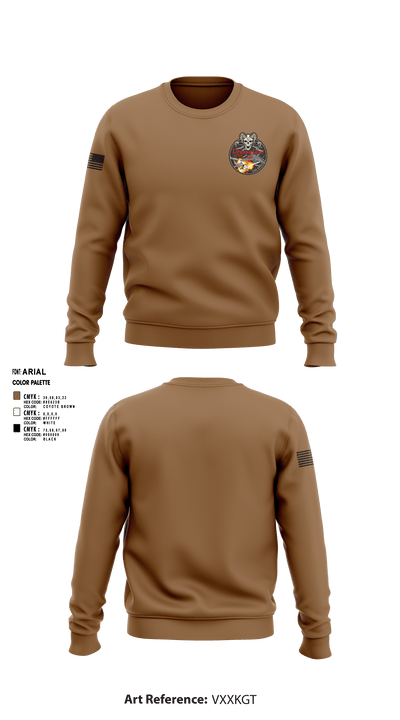 332nd EMXS 72037351 Crew Neck Sweatshirt - 1