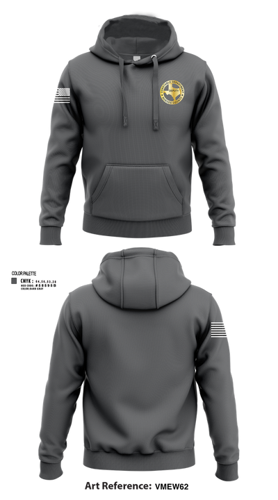 Nueces County Constable PCT4 30073114 Hoodie - 102