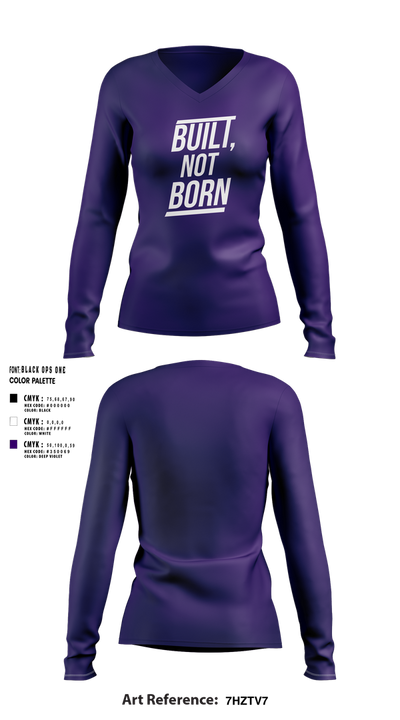 Northwest Magic Basketball 74207630 Women's Long Sleeve V-neck Shirt - 100