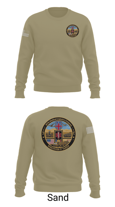 387th Medical Logistics Company 26711800 Crew Neck Sweatshirt - 85
