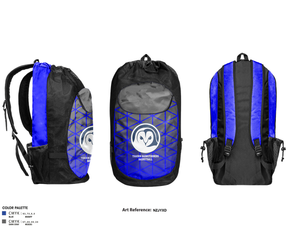 Gear Bag, Thaden Barnstormers Basketball, Men's Basketball, Teamtime, Team time, sublimation, custom sports apparel, team uniforms, spirit wear, spiritwear, sports uniforms, custom shirts, team store, custom team store, fundraiser sports, apparel fundraiser