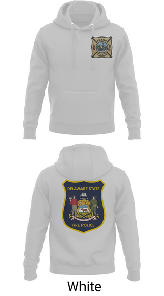 Hoodie, Delaware State Fire Police, Police, Teamtime, Team time, sublimation, custom sports apparel, team uniforms, spirit wear, spiritwear, sports uniforms, custom shirts, team store, custom team store, fundraiser sports, apparel fundraiser