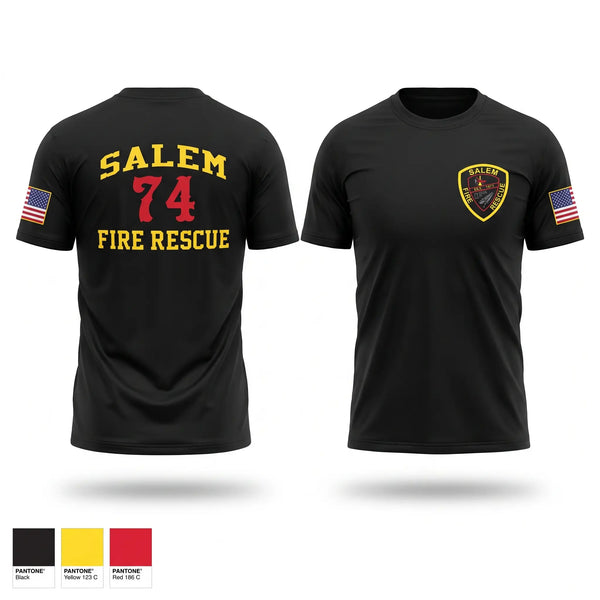 Short Sleeve Performance Shirt, Salem Fire & Rescue, Fire Department, Teamtime, Team time, sublimation, custom sports apparel, team uniforms, spirit wear, spiritwear, sports uniforms, custom shirts, team store, custom team store, fundraiser sports, apparel fundraiser