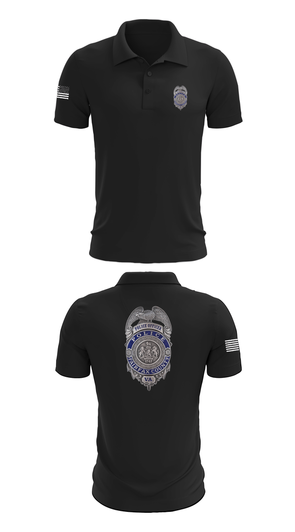Short Sleeve Performance Polo, Reston Midnights B Squad, Police, Teamtime, Team time, sublimation, custom sports apparel, team uniforms, spirit wear, spiritwear, sports uniforms, custom shirts, team store, custom team store, fundraiser sports, apparel fundraiser
