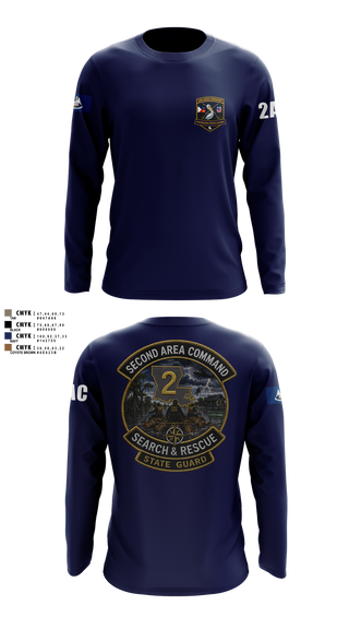 Long Sleeve Performance Shirt, Louisiana State Guard, Army, Teamtime, Team time, sublimation, custom sports apparel, team uniforms, spirit wear, spiritwear, sports uniforms, custom shirts, team store, custom team store, fundraiser sports, apparel fundraiser