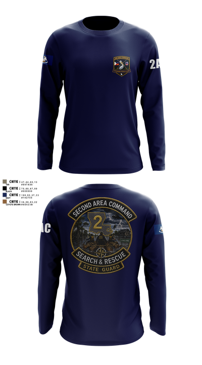2nd area command 59908555 Long Sleeve Performance Shirt 24