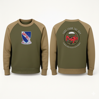 Crew Neck Sweatshirt, CCo, 1-508PIR (OG), Army, Teamtime, Team time, sublimation, custom sports apparel, team uniforms, spirit wear, spiritwear, sports uniforms, custom shirts, team store, custom team store, fundraiser sports, apparel fundraiser