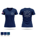 Cabo Este Fire Women's Short Sleeve V-neck Shirt - 1