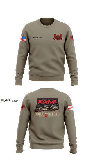 Crew Neck Sweatshirt, 248th Engineer Company, National Guard, Teamtime, Team time, sublimation, custom sports apparel, team uniforms, spirit wear, spiritwear, sports uniforms, custom shirts, team store, custom team store, fundraiser sports, apparel fundraiser