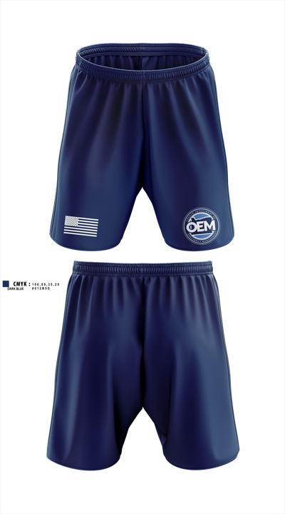 Oregon Emergency Management 48984222 Athletic Shorts With Pockets - 1