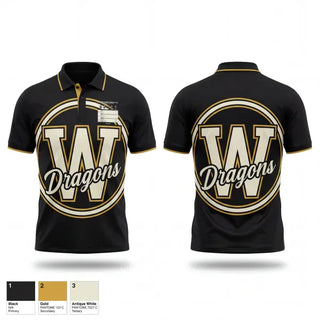 Short Sleeve Performance Polo, Wenonah Lady Dragons, Women's Soccer, Teamtime, Team time, sublimation, custom sports apparel, team uniforms, spirit wear, spiritwear, sports uniforms, custom shirts, team store, custom team store, fundraiser sports, apparel fundraiser
