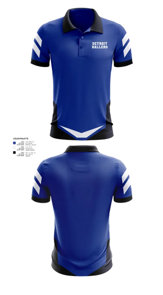 Short Sleeve Performance Polo, Detroit Ballers, Men's Basketball, Teamtime, Team time, sublimation, custom sports apparel, team uniforms, spirit wear, spiritwear, sports uniforms, custom shirts, team store, custom team store, fundraiser sports, apparel fundraiser