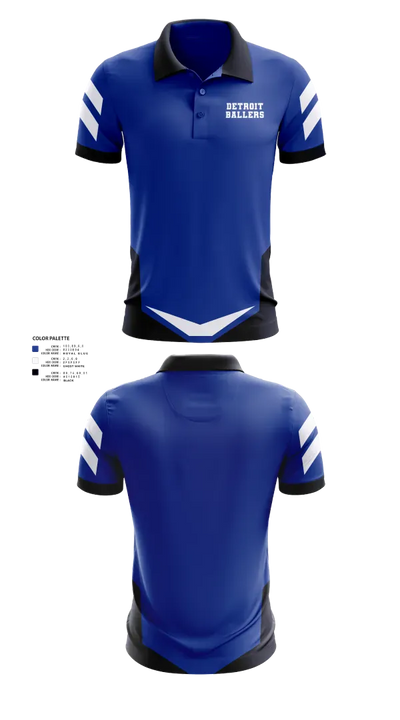 Detroit Ballers 75906268 Short Sleeve Performance Polo - 21