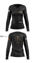 E Trp, 6-1 CAV 23539481 Women's Long Sleeve V-neck Shirt - 2