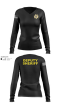 Huntingdon County Sheriff’s Office 63873166 Women's Long Sleeve V-neck Shirt - 21