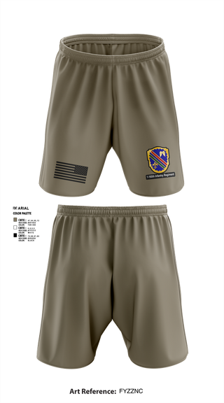 Athletic Shorts With Pockets, Co A, 1st-160th INF, 79th IBCT, , Teamtime, Team time, sublimation, custom sports apparel, team uniforms, spirit wear, spiritwear, sports uniforms, custom shirts, team store, custom team store, fundraiser sports, apparel fundraiser
