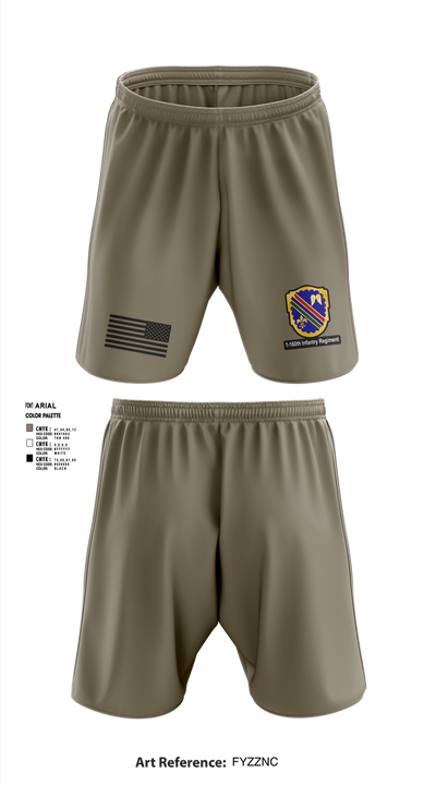 Co A, 1st-160th INF, 79th IBCT 97835057 Athletic Shorts With Pockets - 3