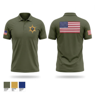 Short Sleeve Performance Polo, Del Norte County Sheriff's Office, Police, Teamtime, Team time, sublimation, custom sports apparel, team uniforms, spirit wear, spiritwear, sports uniforms, custom shirts, team store, custom team store, fundraiser sports, apparel fundraiser