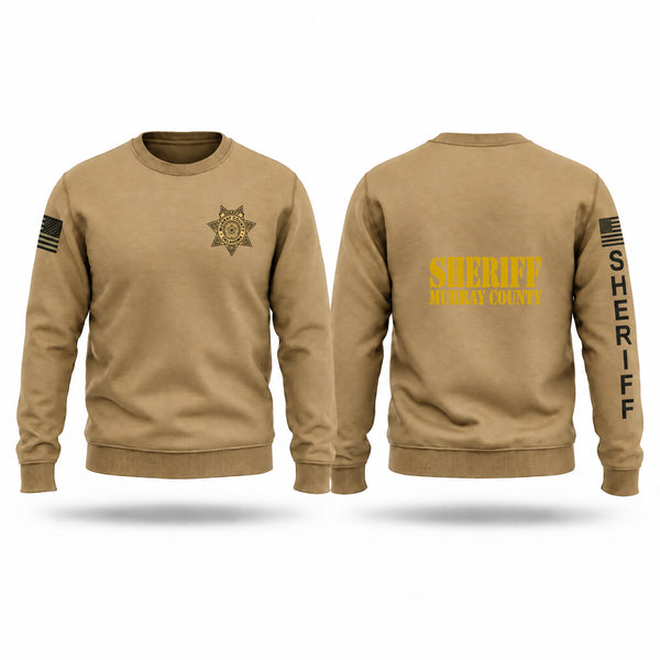 Crew Neck Sweatshirt, Murray County Sheriff’s Office, Police, Teamtime, Team time, sublimation, custom sports apparel, team uniforms, spirit wear, spiritwear, sports uniforms, custom shirts, team store, custom team store, fundraiser sports, apparel fundraiser