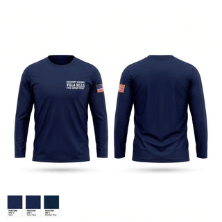 Long Sleeve Performance Shirt, Crescent Springs Villa Hills Fire Department, Fire Department, Teamtime, Team time, sublimation, custom sports apparel, team uniforms, spirit wear, spiritwear, sports uniforms, custom shirts, team store, custom team store, fundraiser sports, apparel fundraiser