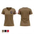 US Embassy Santiago 28782412 Women's Short Sleeve V-neck Shirt - 1