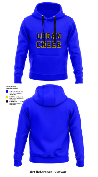 Hoodie, Logan High School, Cheer, Teamtime, Team time, sublimation, custom sports apparel, team uniforms, spirit wear, spiritwear, sports uniforms, custom shirts, team store, custom team store, fundraiser sports, apparel fundraiser