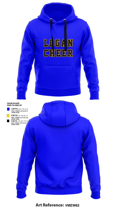 Logan High School 60749009 Hoodie - 1