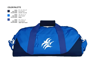 Duffle Bag, KGV & EBS, Track & Field, Teamtime, Team time, sublimation, custom sports apparel, team uniforms, spirit wear, spiritwear, sports uniforms, custom shirts, team store, custom team store, fundraiser sports, apparel fundraiser