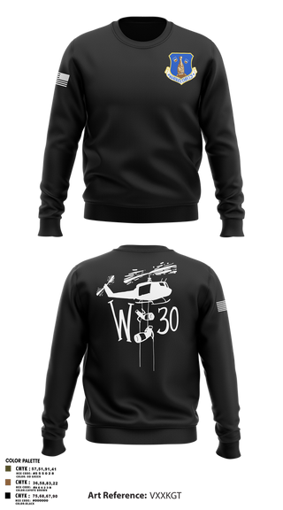 Crew Neck Sweatshirt, 145th LRS/LGVM, , Teamtime, Team time, sublimation, custom sports apparel, team uniforms, spirit wear, spiritwear, sports uniforms, custom shirts, team store, custom team store, fundraiser sports, apparel fundraiser