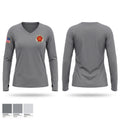 Lebanon Junction Fire Dept Women's Long Sleeve V-neck Shirt - 1