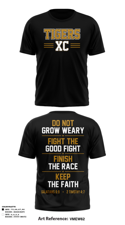 Woodbine High School Cross Country Old School Cotton Shirt - 11