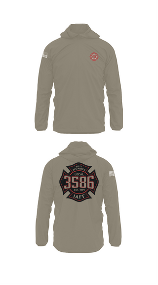Windbreaker, Local 3586 West Des Moines, Fire Department, Teamtime, Team time, sublimation, custom sports apparel, team uniforms, spirit wear, spiritwear, sports uniforms, custom shirts, team store, custom team store, fundraiser sports, apparel fundraiser