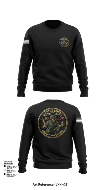 Recruit Processing 31438936 Crew Neck Sweatshirt - 2
