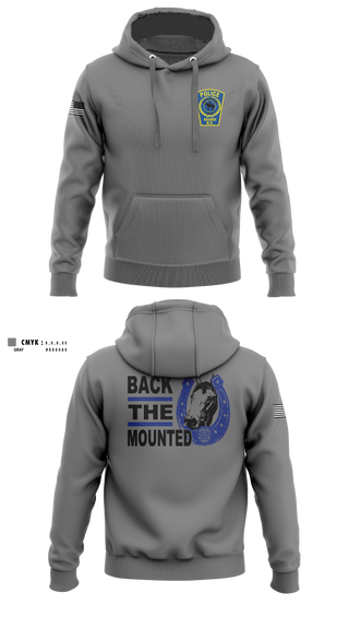Hoodie, Nashua NH Police Mounted United, Police, Teamtime, Team time, sublimation, custom sports apparel, team uniforms, spirit wear, spiritwear, sports uniforms, custom shirts, team store, custom team store, fundraiser sports, apparel fundraiser