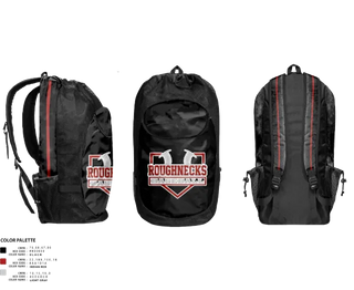 Gear Bag, Oklahoma Roughnecks, Baseball, Teamtime, Team time, sublimation, custom sports apparel, team uniforms, spirit wear, spiritwear, sports uniforms, custom shirts, team store, custom team store, fundraiser sports, apparel fundraiser