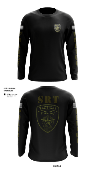 Long Sleeve Performance Shirt, GAINESVILLE PD SRT, Police, Teamtime, Team time, sublimation, custom sports apparel, team uniforms, spirit wear, spiritwear, sports uniforms, custom shirts, team store, custom team store, fundraiser sports, apparel fundraiser
