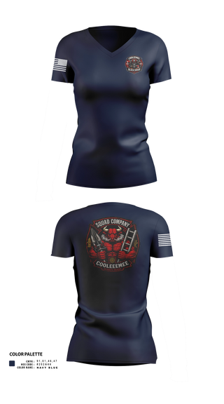 Womens Short Sleeve Vneck Shirt, Cooleemee fire department, Fire Department, Teamtime, Team time, sublimation, custom sports apparel, team uniforms, spirit wear, spiritwear, sports uniforms, custom shirts, team store, custom team store, fundraiser sports, apparel fundraiser