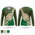 New Milford Bulls Women's Long Sleeve V-neck Shirt - 1