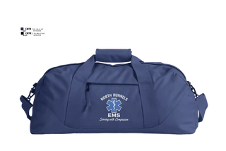 Duffle Bag, North Runnels EMS, EMS/EMT, Teamtime, Team time, sublimation, custom sports apparel, team uniforms, spirit wear, spiritwear, sports uniforms, custom shirts, team store, custom team store, fundraiser sports, apparel fundraiser