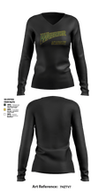 Warrior Academy 80564825 Women's Long Sleeve V-neck Shirt - 2