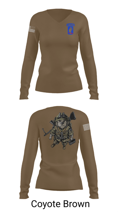 Wombats 19106306 Women's Long Sleeve V-neck Shirt - 17