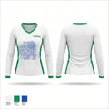 Melivn 39120513 Women's Long Sleeve V-neck Shirt - 1